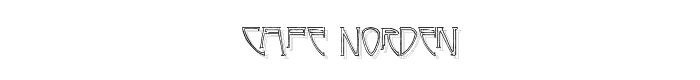Cafe Norden font